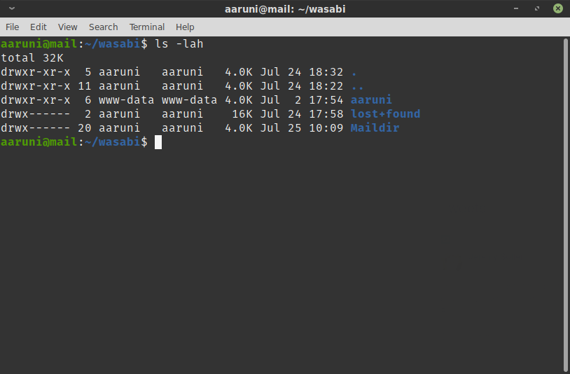 Files as stored in the filesystem backed by s3